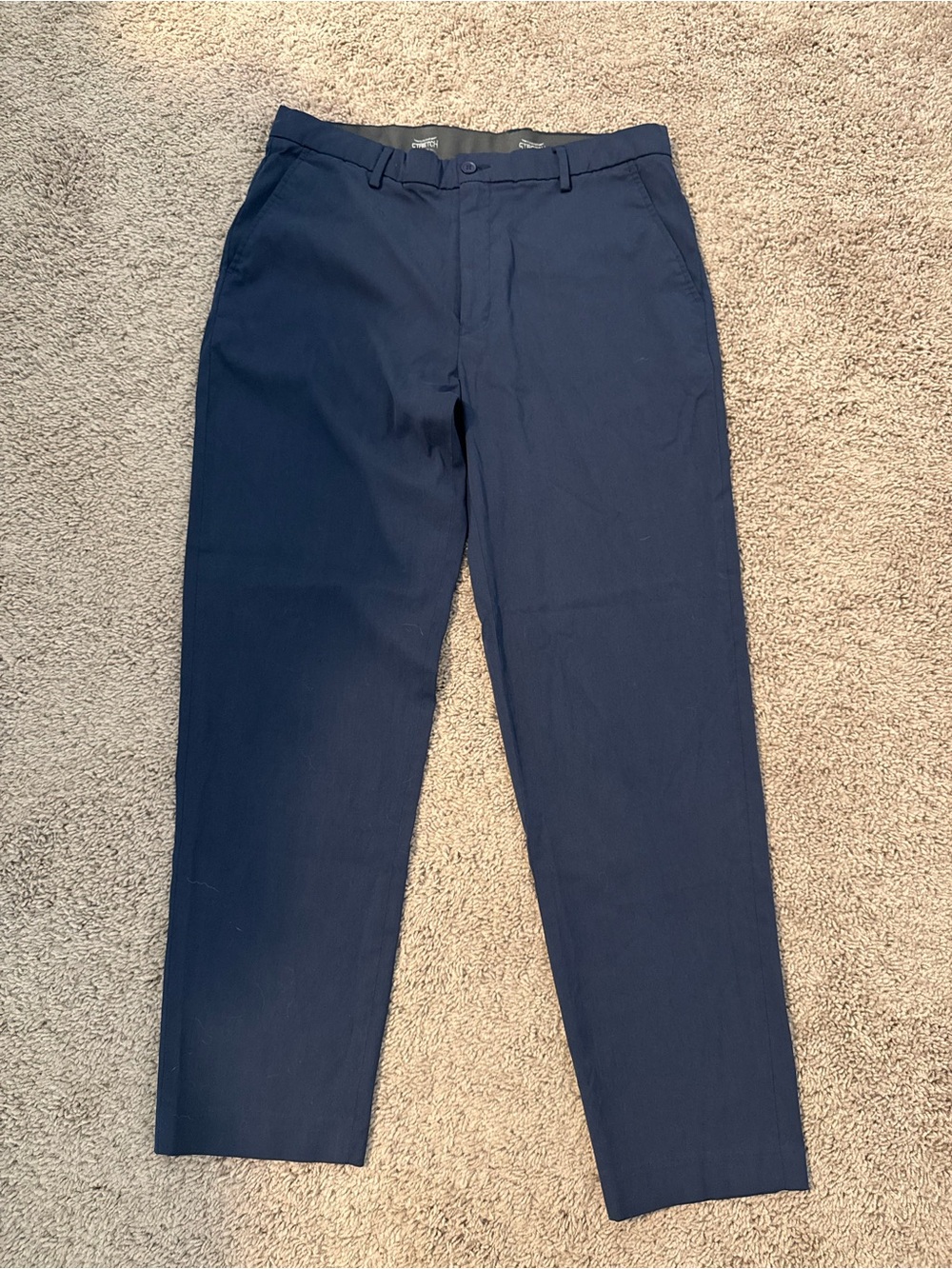 Daniel Hechter Men's Dark Navy Dress Pants